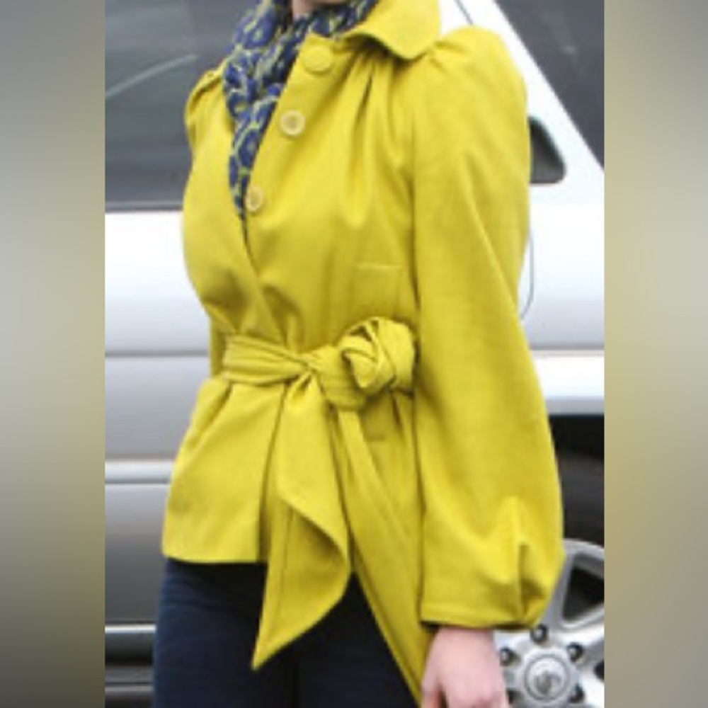 French Connection Stylish wool Jacket coat  with Scarf